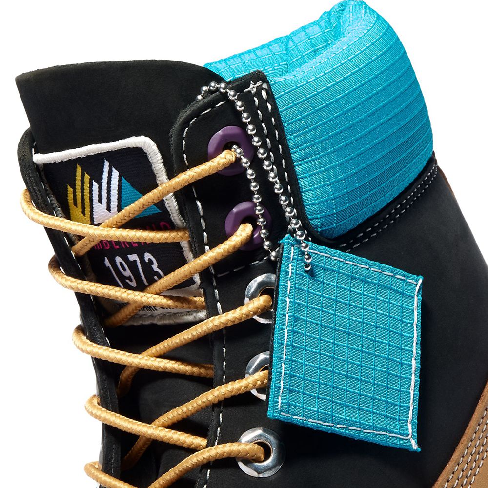 Botas Masculino - Timberland 6-Inch Premium Impermeavel - EQMSH8407 - Marrom/Pretas